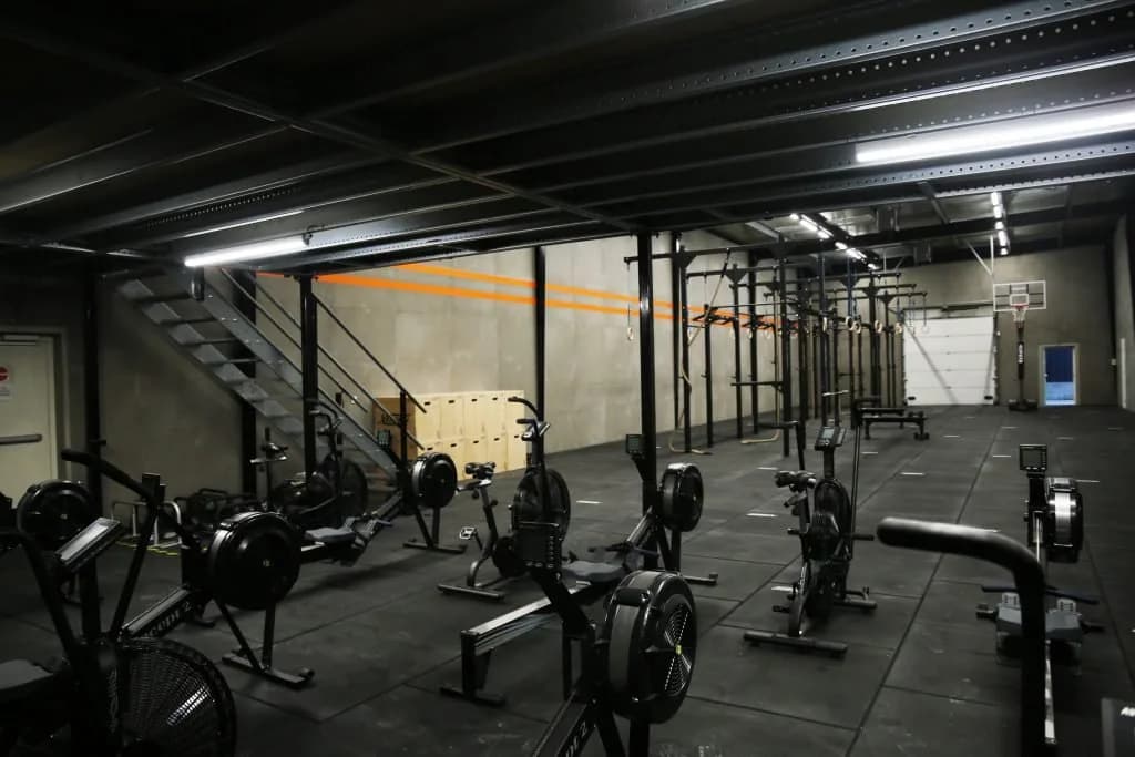 Intérieur de la box CrossFit 3.91 à Igny